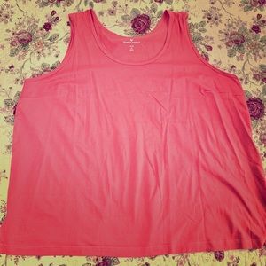 New Orange Woman Within Tank Top Size 26 28